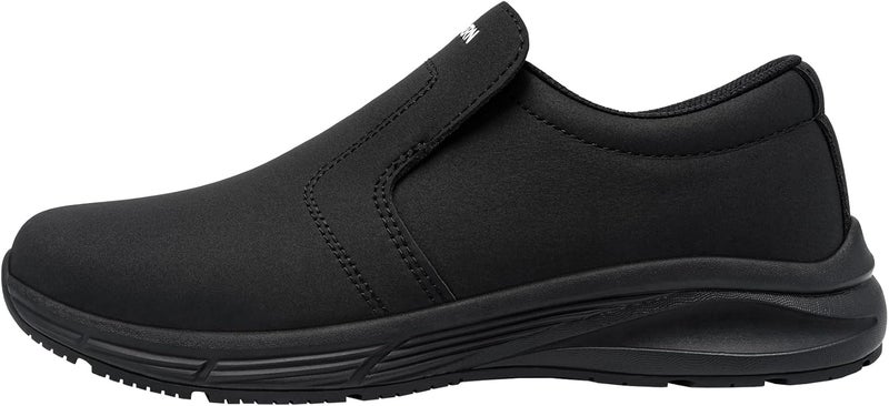 LARNMERN Non Slip Work Shoes for Womens Water Resistant Walking Sneakers Slip On Food Service Chef Kitchen Shoes - Image 3